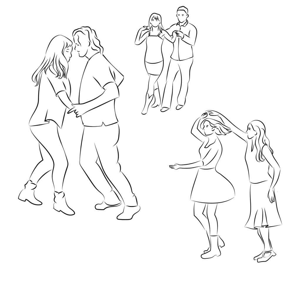 Stylized Dance Figures